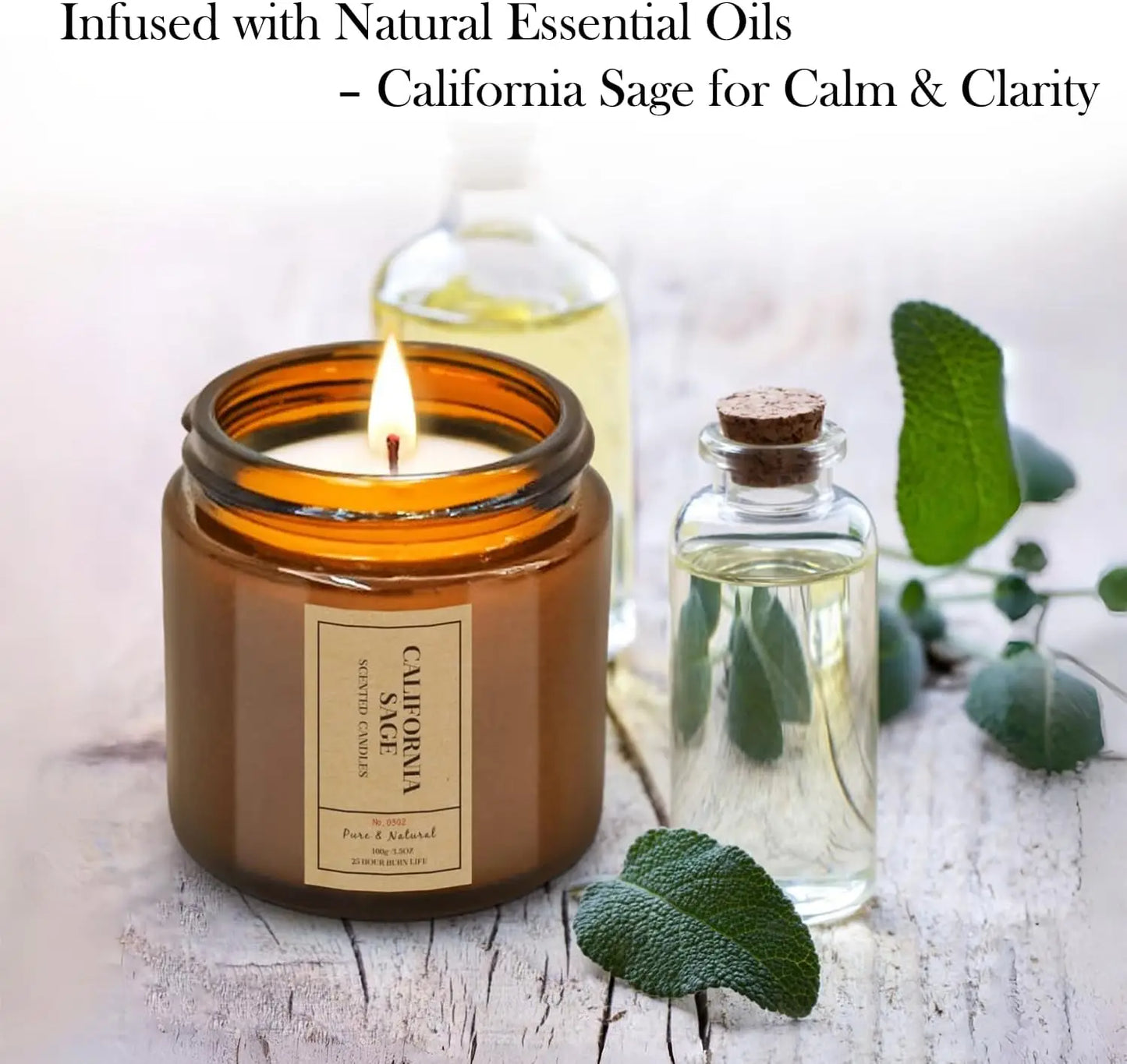 4 Pack Soy Aromatherapy Candles