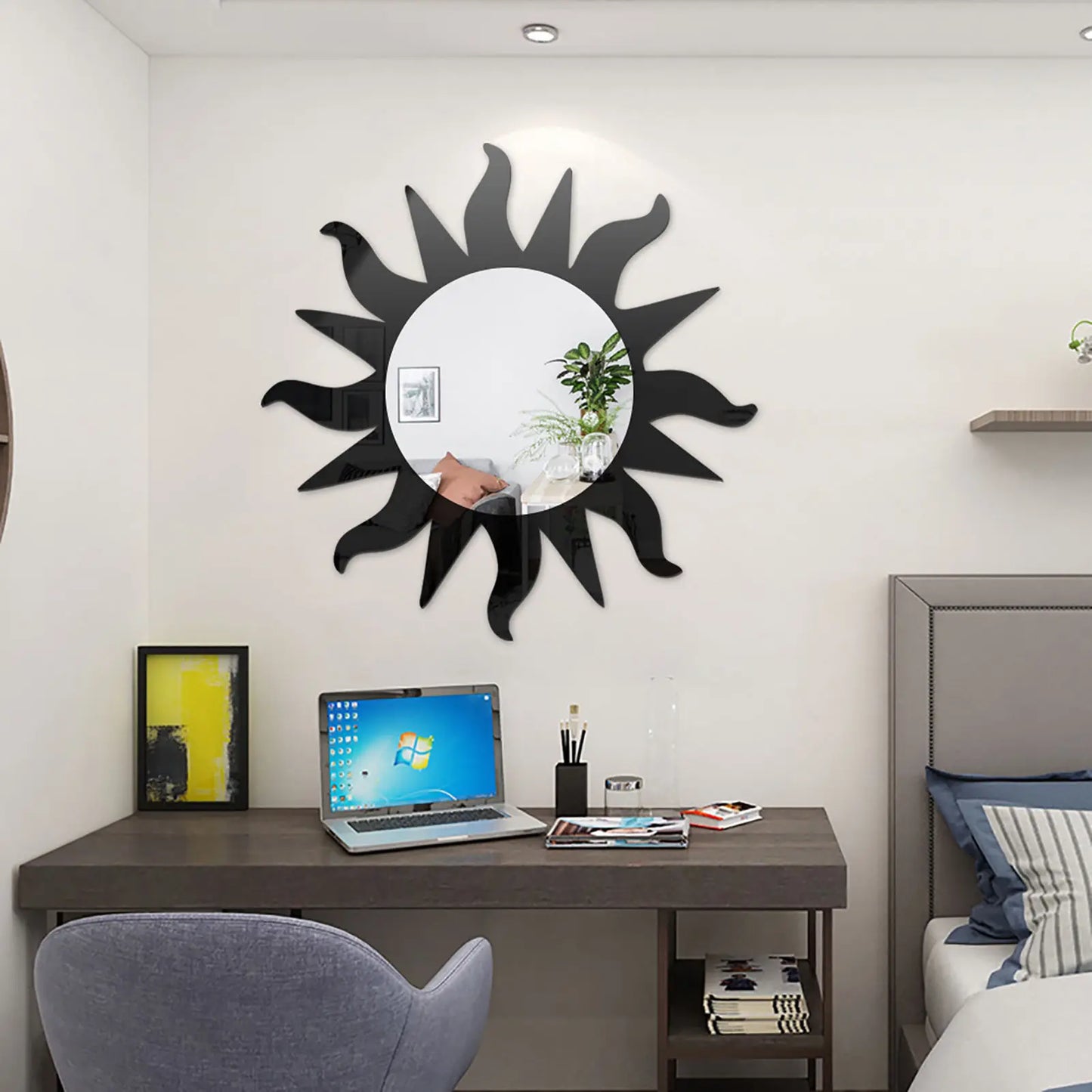 3D Self-adhesive Wall Mirror