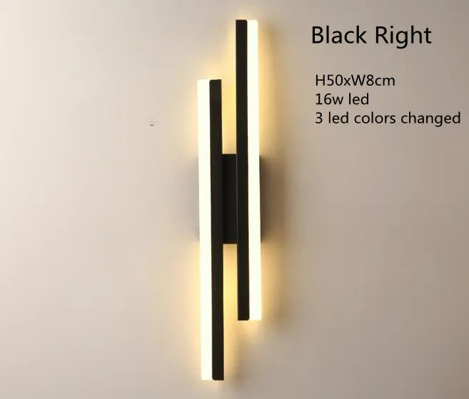 LED Wall Sconces Copper Line Pipe Acrylic Lampshade Indoor Lighting for Corridor Light Fixture