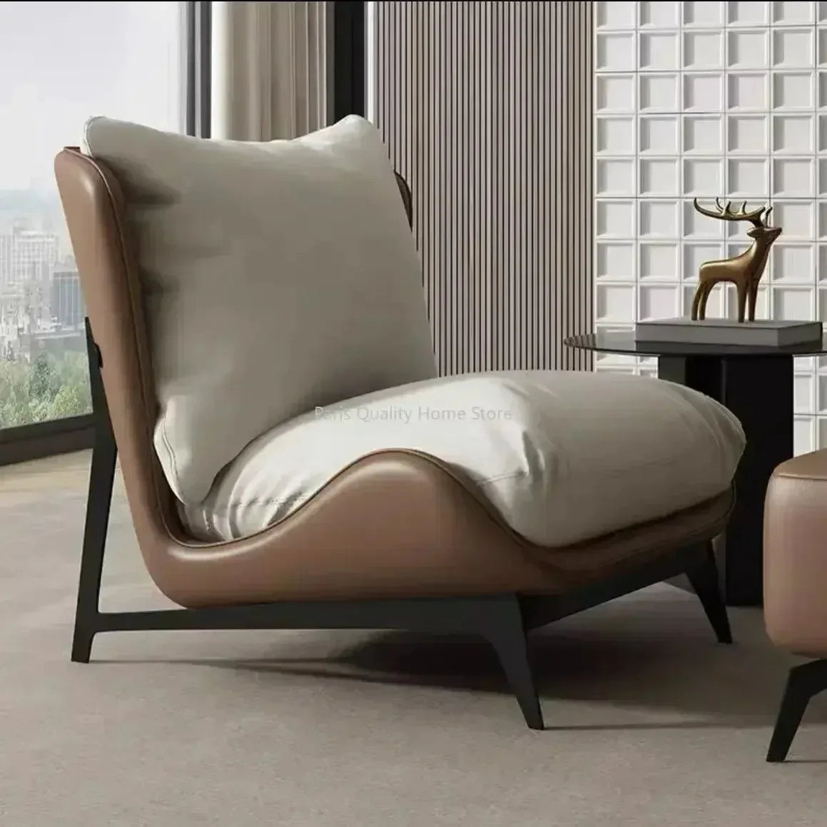 Leisure Lazy Sofa Lounge Chaise Accent Chair Upholstered