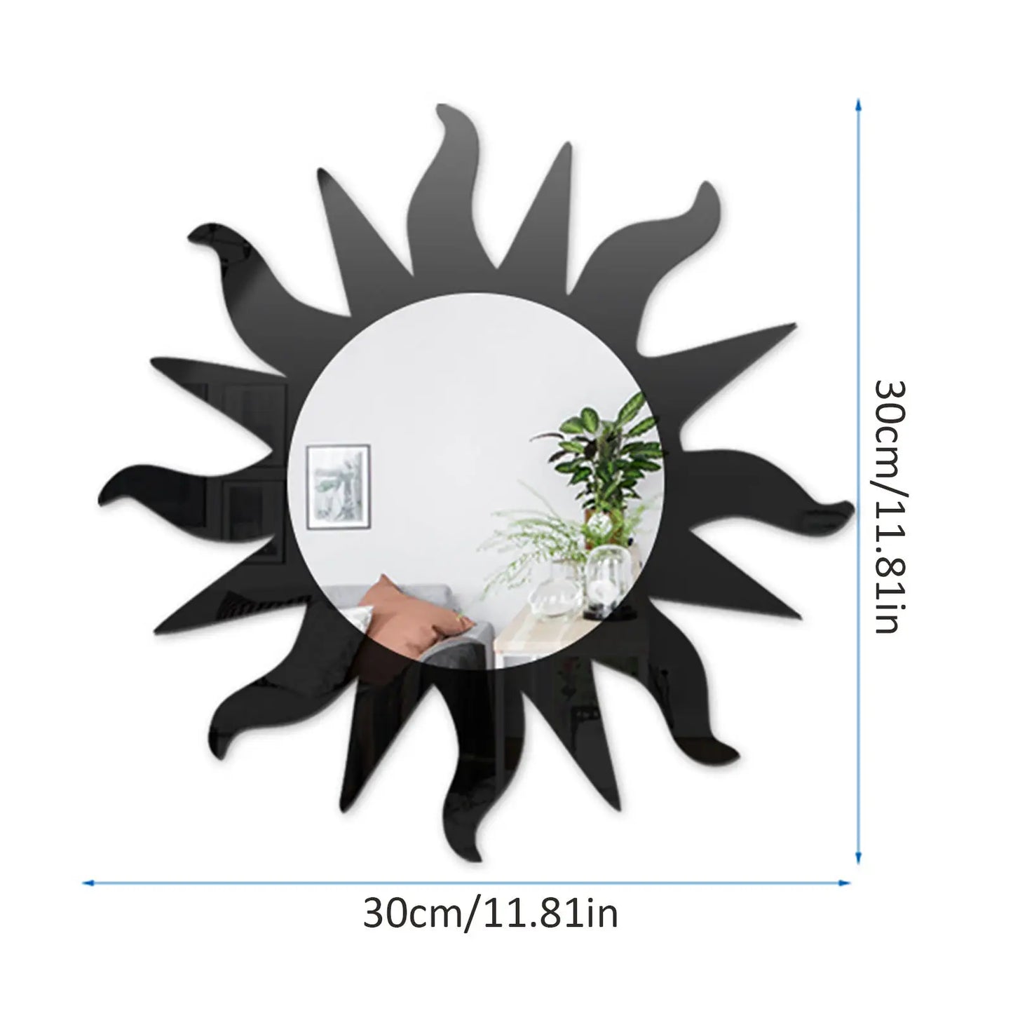 3D  Self-adhesive Wall Mirror