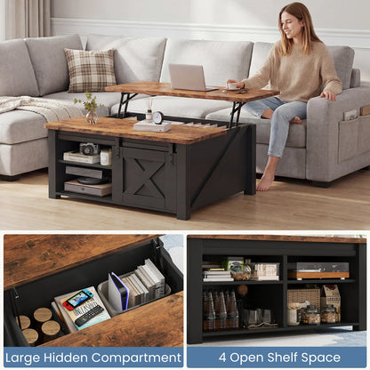 Wood Lift Top Coffee Tables