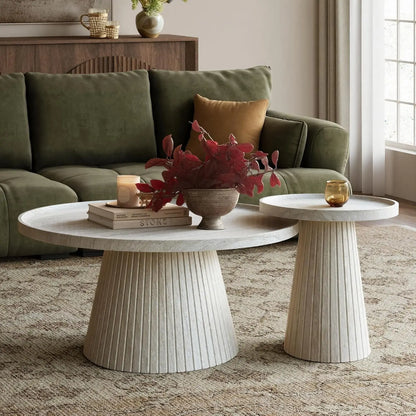 Modern Nesting Coffee Table Set of 2