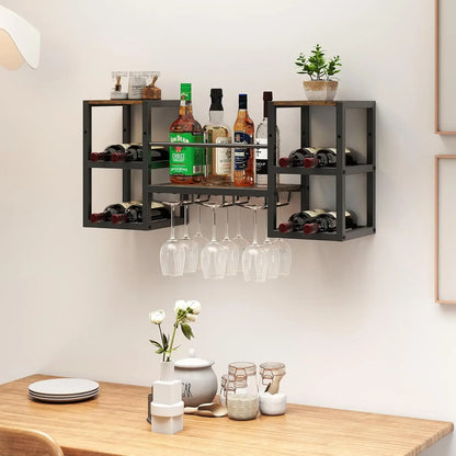 Wine Storage  3 Tier Open Display Shelves