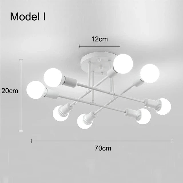 Nordic Minimalist Pendant Light Ceiling Lamp LED Chandelier