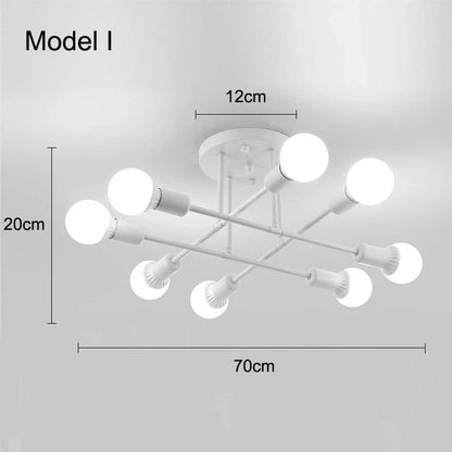 Nordic Minimalist Pendant Light Ceiling Lamp LED Chandelier