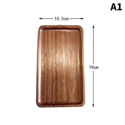 Tableware Solid Wood Food Trays