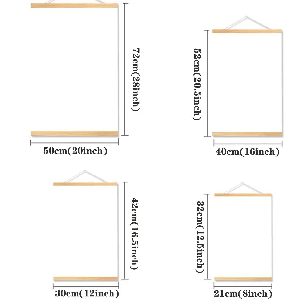 Boho Animals Wall Art Canvas Painting Kids  Decor