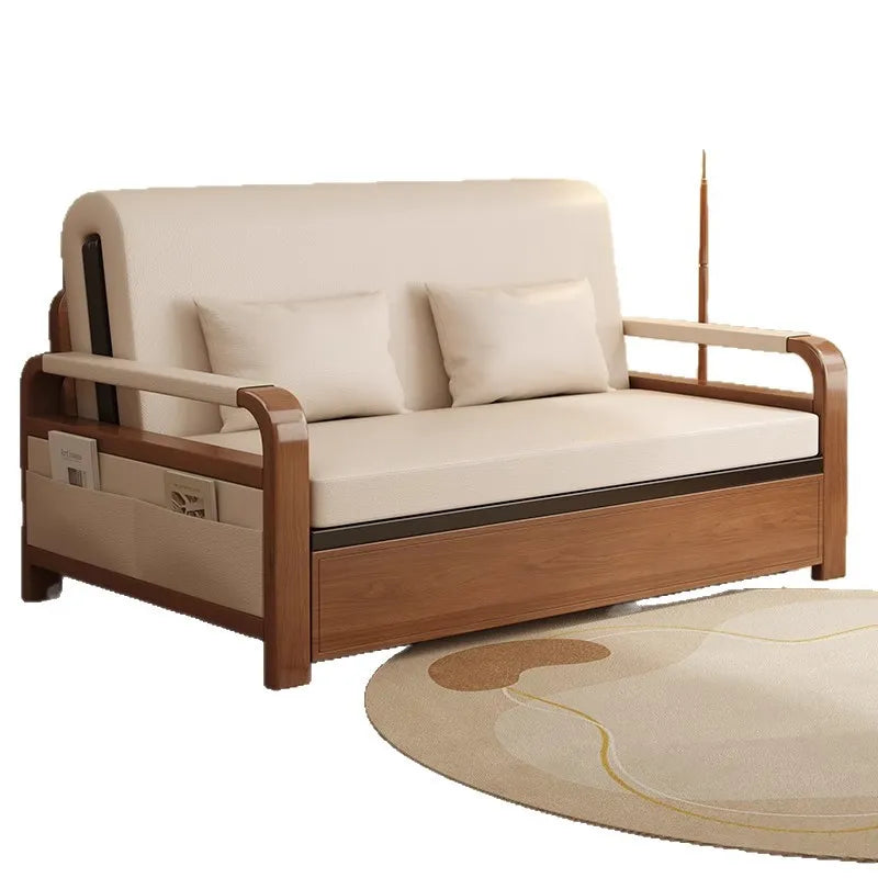 Light Luxury Foldable Sofa Bed ,Single Double Retractable Pull Out Multifunctional