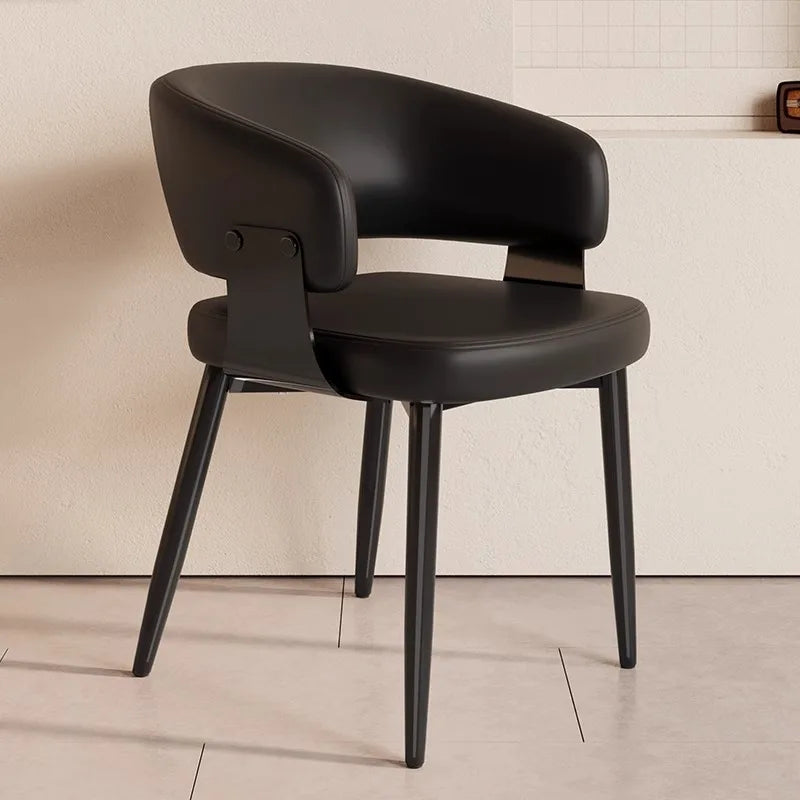 Arm Simple Italian Ergonomic Dining Chair