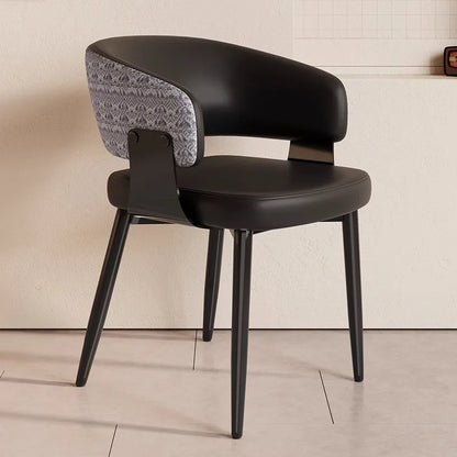 Arm Simple Italian Ergonomic Dining Chair