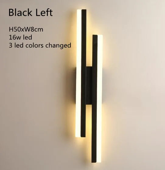 LED Wall Sconces Copper Line Pipe Acrylic Lampshade Indoor Lighting for Corridor Light Fixture
