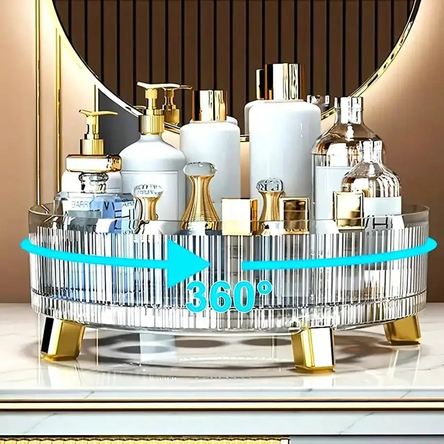 360° Deluxe Rotating Makeup Organizer