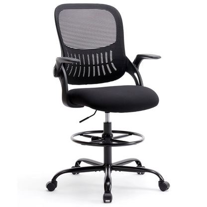 Ergonomic Mesh Backrest Office Desk Chair Adjustable Height Computer  Chairs With Wheels For Home