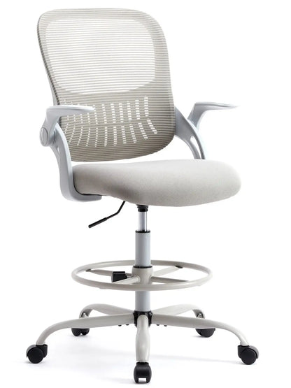 Ergonomic Mesh Backrest Office Desk Chair Adjustable Height Computer  Chairs With Wheels For Home