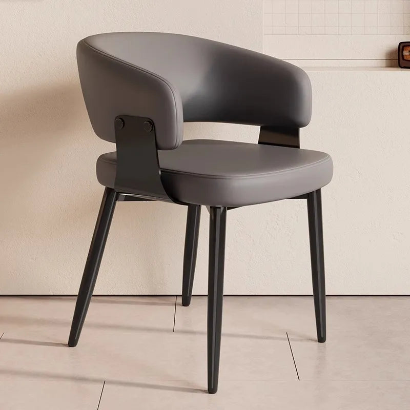 Arm Simple Italian Ergonomic Dining Chair