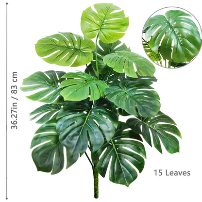Artificial Pothos Alocasia Leaf Fake Plant