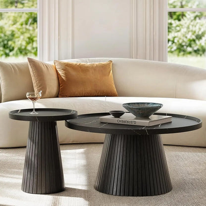 Modern Nesting Coffee Table Set of 2