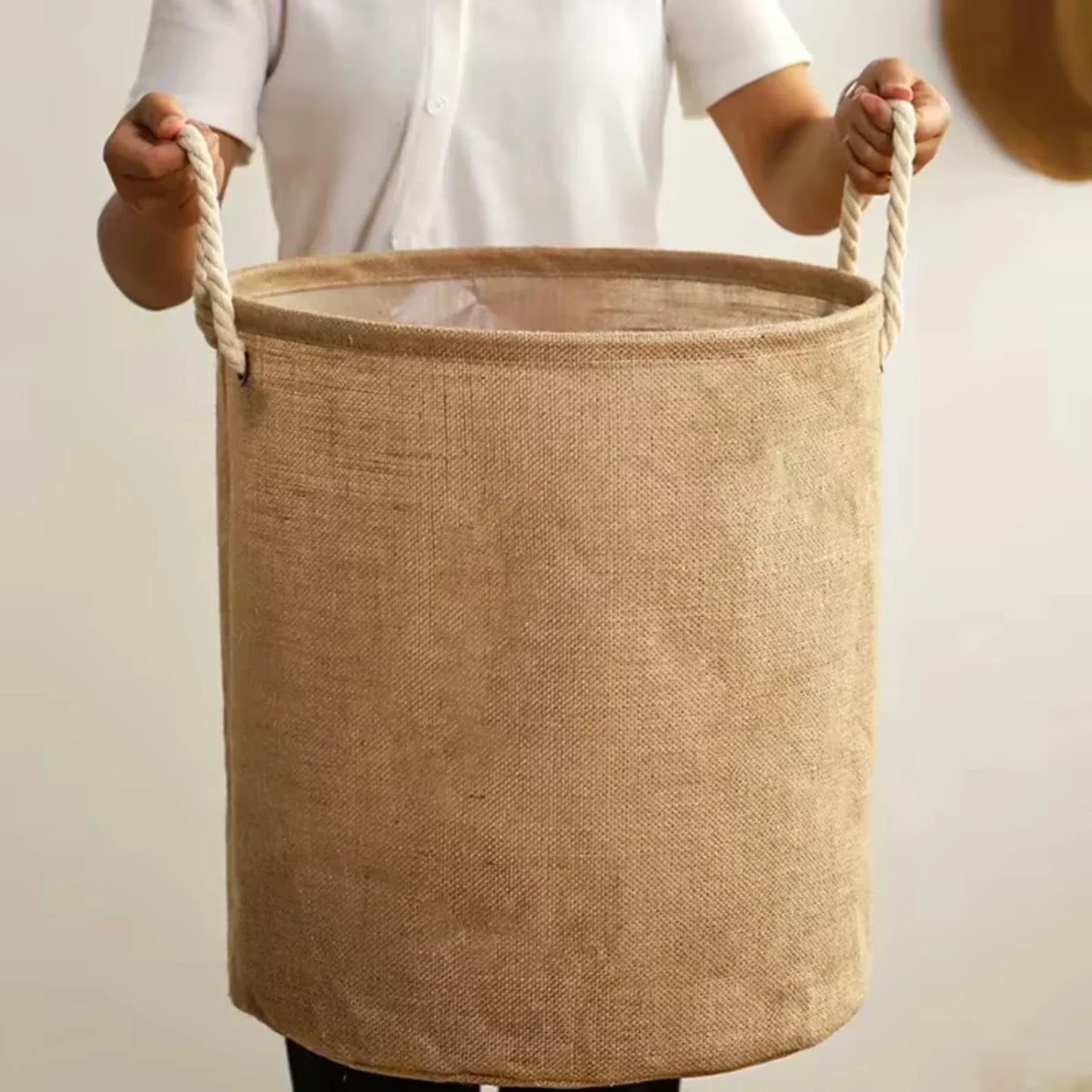 Foldable Laundry Basket with Handles