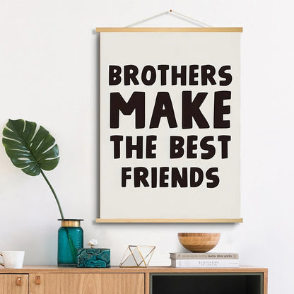 Boho Room Scrolls Canvas Painting Posters