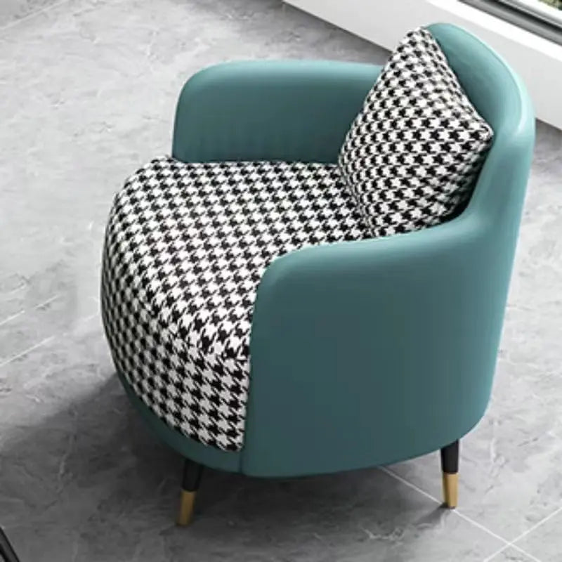 Simple light luxury single sofa coffee table combination  and chairs
