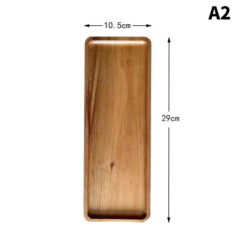 Tableware Solid Wood Food Trays