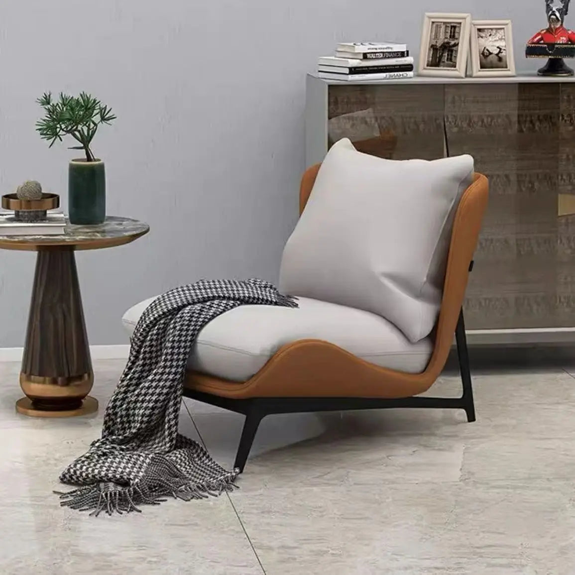 Leisure Lazy Sofa Lounge Chaise Accent Chair Upholstered