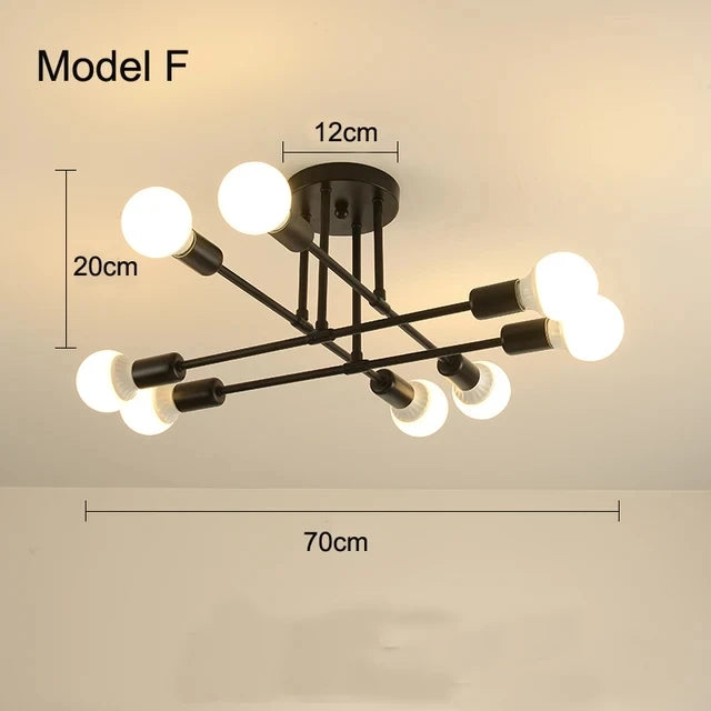 Nordic Minimalist Pendant Light Ceiling Lamp LED Chandelier