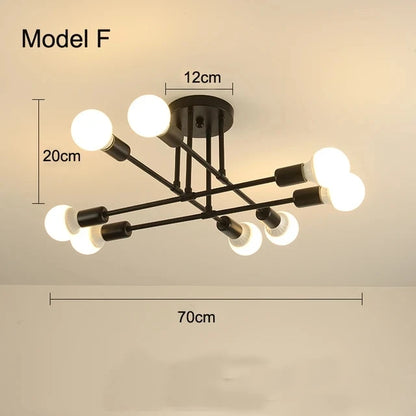 Nordic Minimalist Pendant Light Ceiling Lamp LED Chandelier
