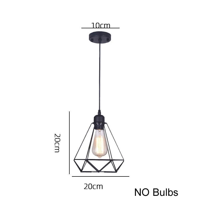 Black Industrial Light Fixture  Ceiling Light