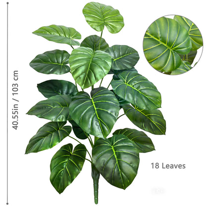 Artificial Pothos Alocasia Leaf Fake Plant