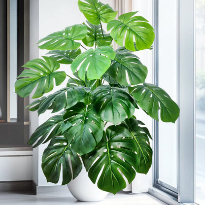 Artificial Pothos Alocasia Leaf Fake Plant