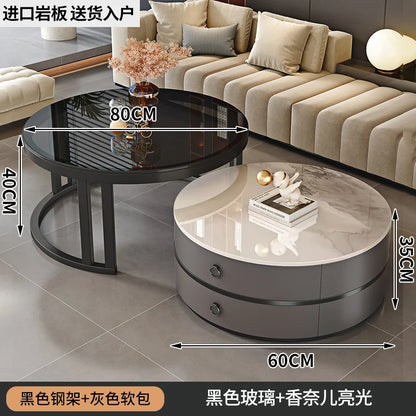 Modern Round Coffee Tables Metal Nordic Glam Minimalist Coffee Tables