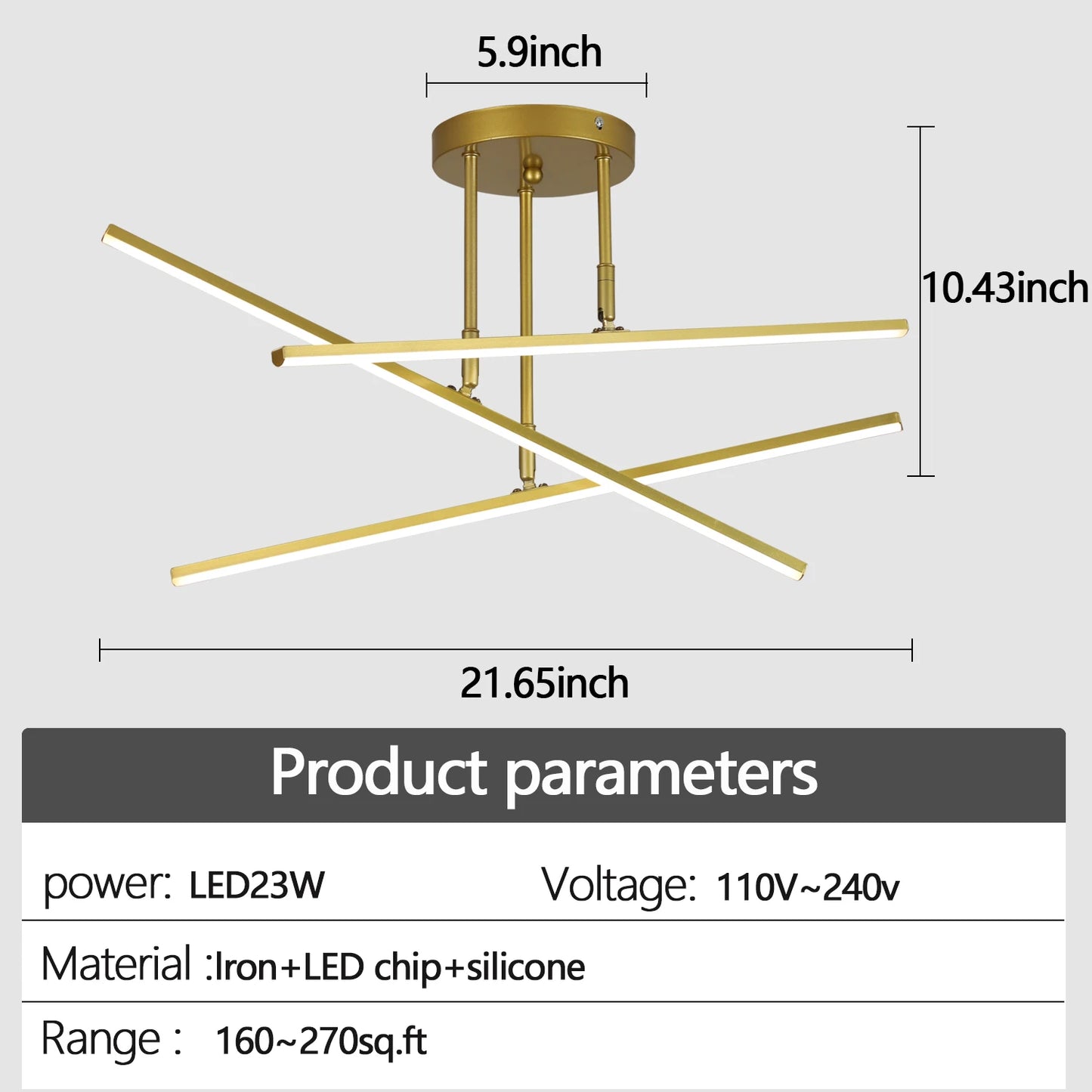 Nordic modern ceiling chandelier