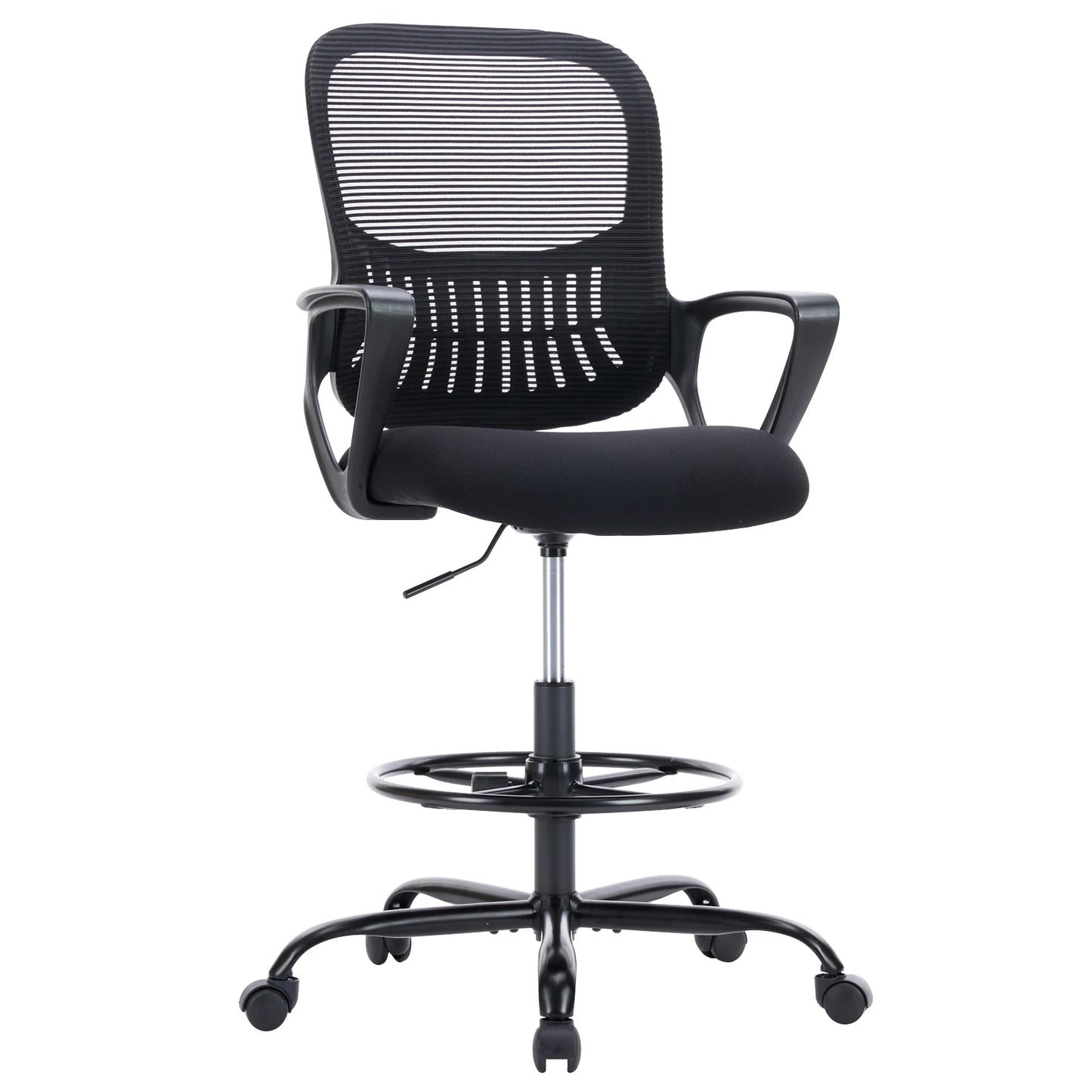 Ergonomic Mesh Backrest Office Desk Chair Adjustable Height Computer  Chairs With Wheels For Home