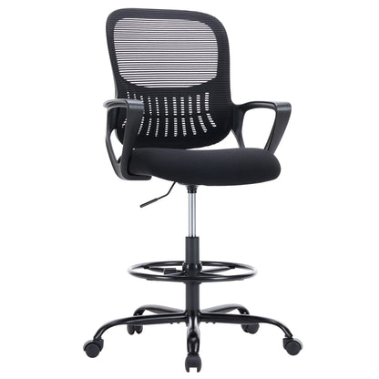 Ergonomic Mesh Backrest Office Desk Chair Adjustable Height Computer  Chairs With Wheels For Home