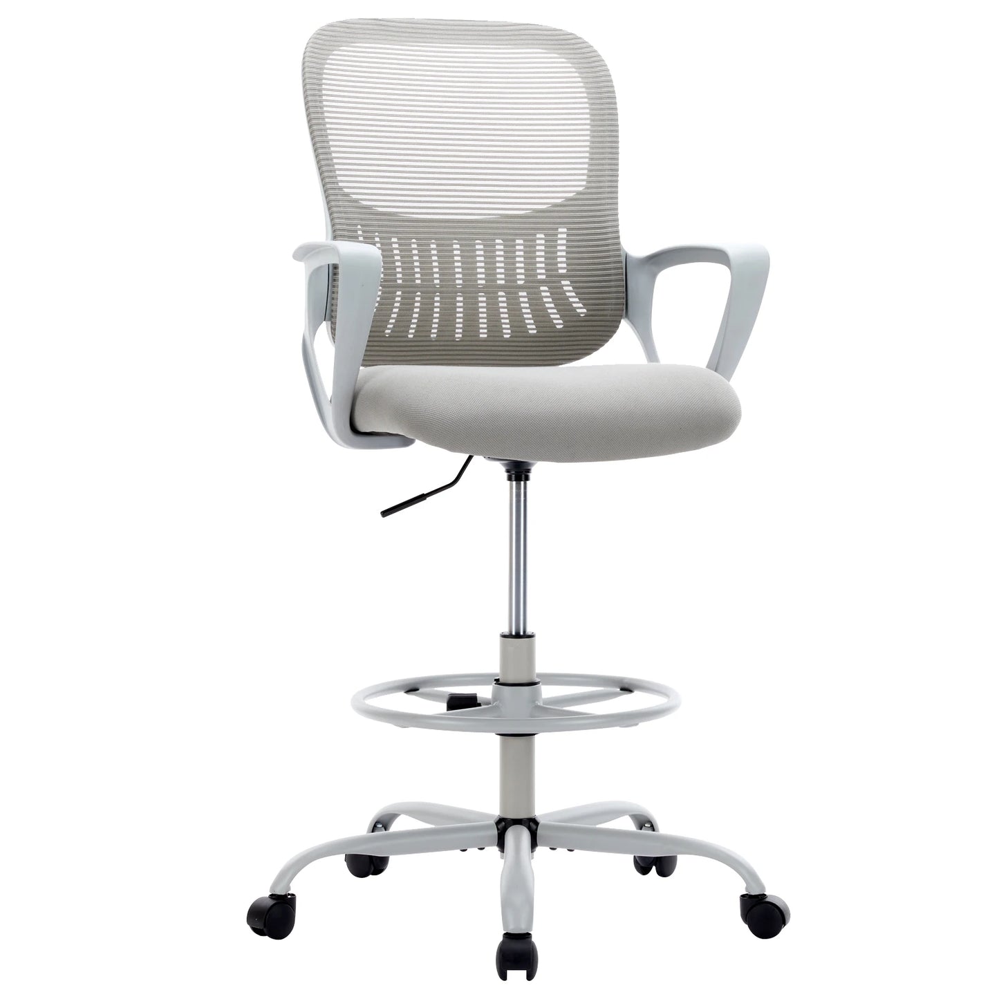 Ergonomic Mesh Backrest Office Desk Chair Adjustable Height Computer  Chairs With Wheels For Home