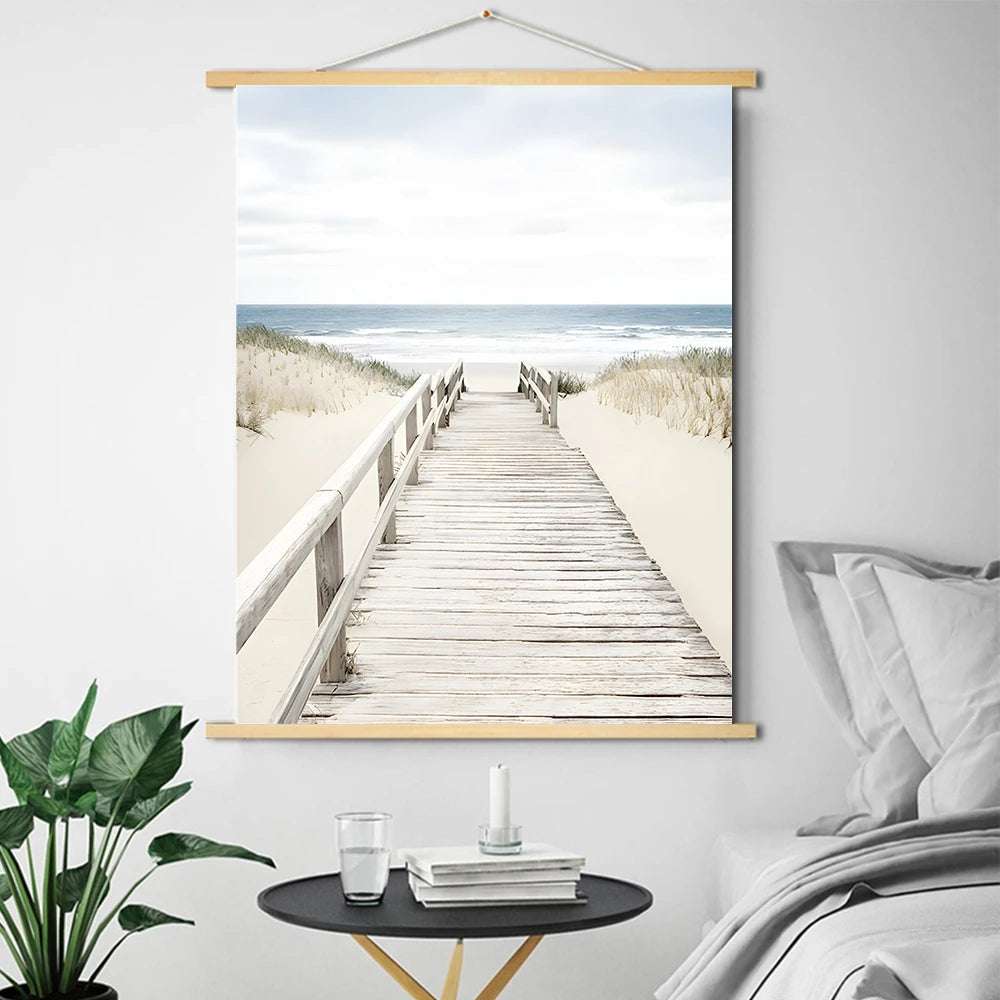 Wall Art Canvas Painting Beach Scenes