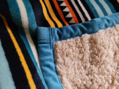 Boho Sherpa Throw