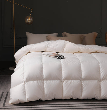 Hotel Quality95% White Goose Down Duvet Fluffy Lightweight