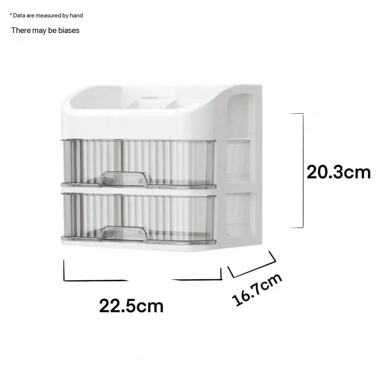 3 Tier Cosmetic Organizer With Drawers