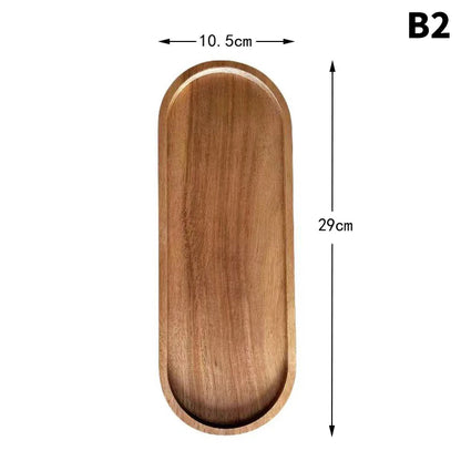 Tableware Solid Wood Food Trays