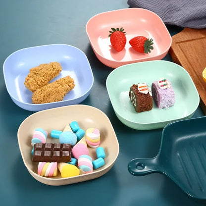 10pcs Multi-function Spit Bone Dish Food Grade Plastic