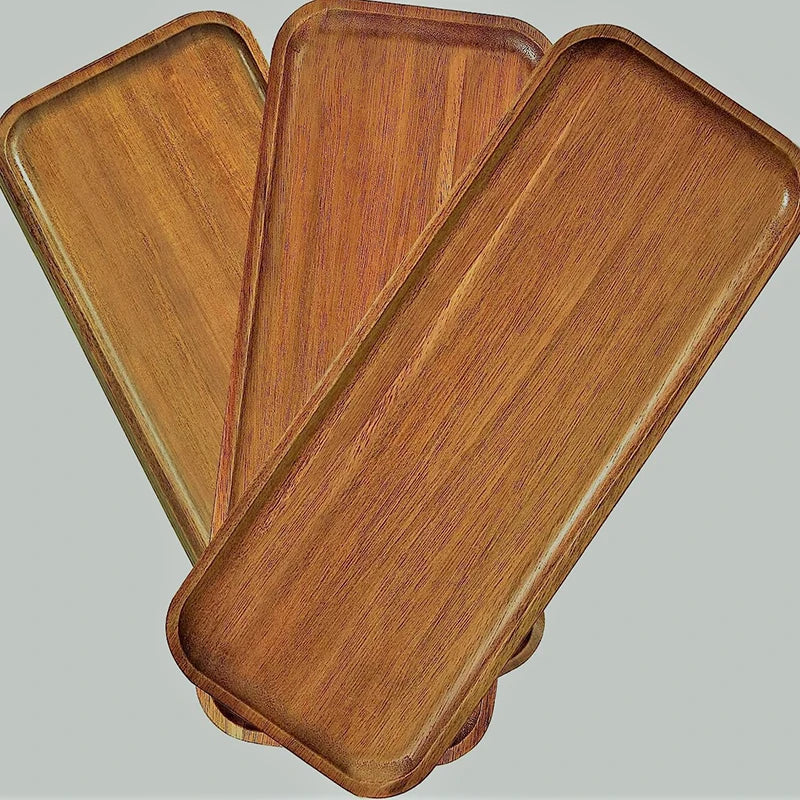 Tableware Solid Wood Food Trays