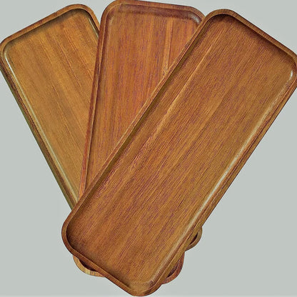 Tableware Solid Wood Food Trays