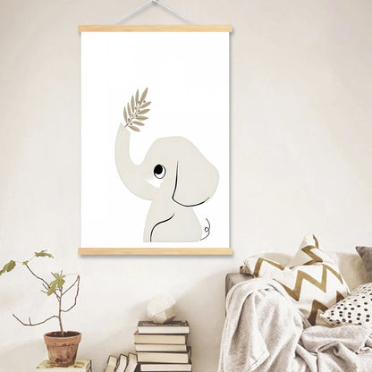 Boho Animals Wall Art Canvas Painting Kids  Decor