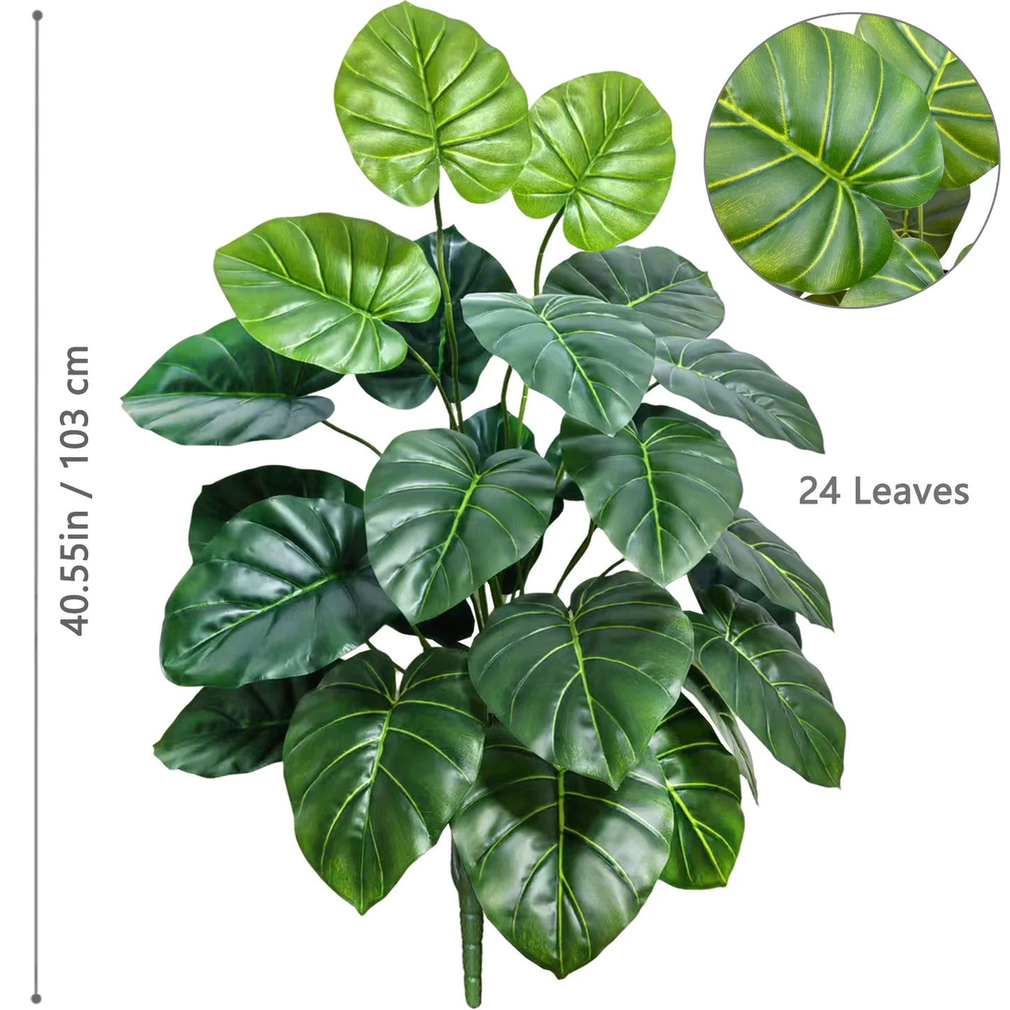 Artificial Pothos Alocasia Leaf Fake Plant