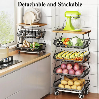 Fruit Basket Kitchen Organizer