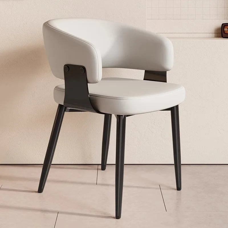 Arm Simple Italian Ergonomic Dining Chair