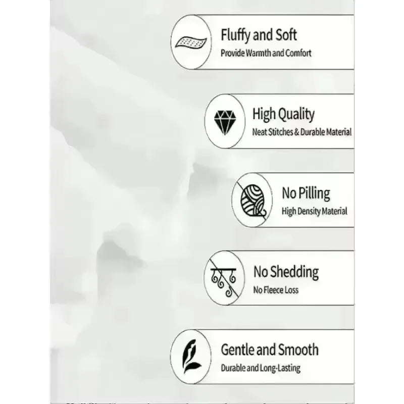 Touchat Red Sherpa Christmas Throw Blanket Fuzzy Fluffy Soft Cozy Flannel Blanket for Couch Bed Sofa Office Decoration New Year